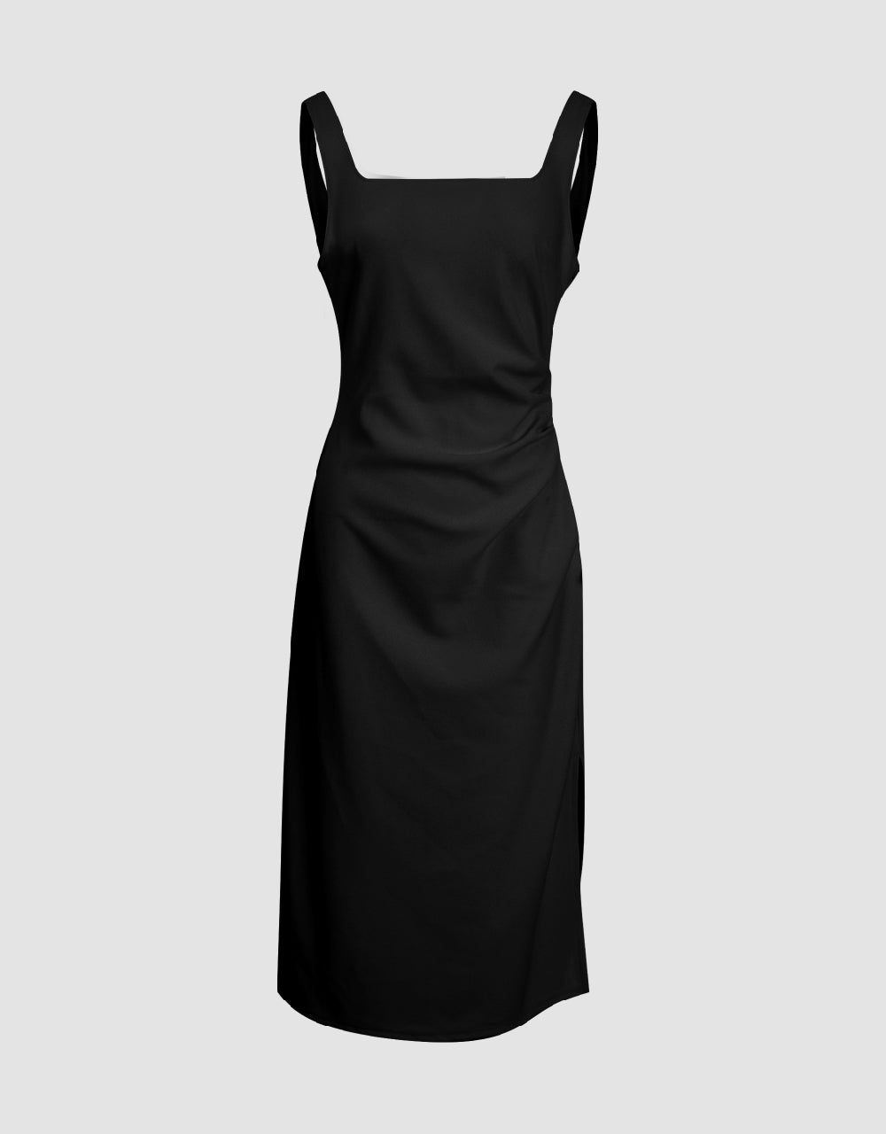 Sleeveless U Neck Skinny Dress