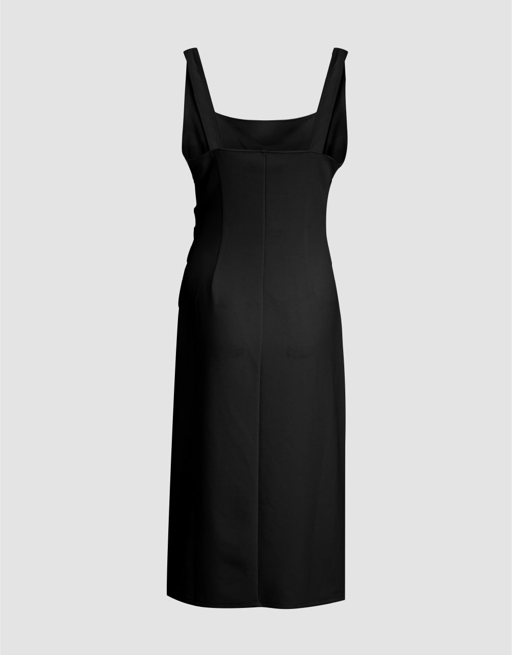 Sleeveless U Neck Skinny Dress