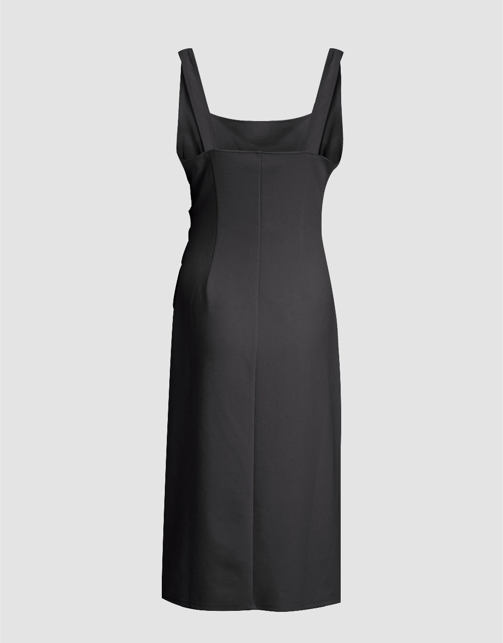 Sleeveless U Neck Skinny Dress