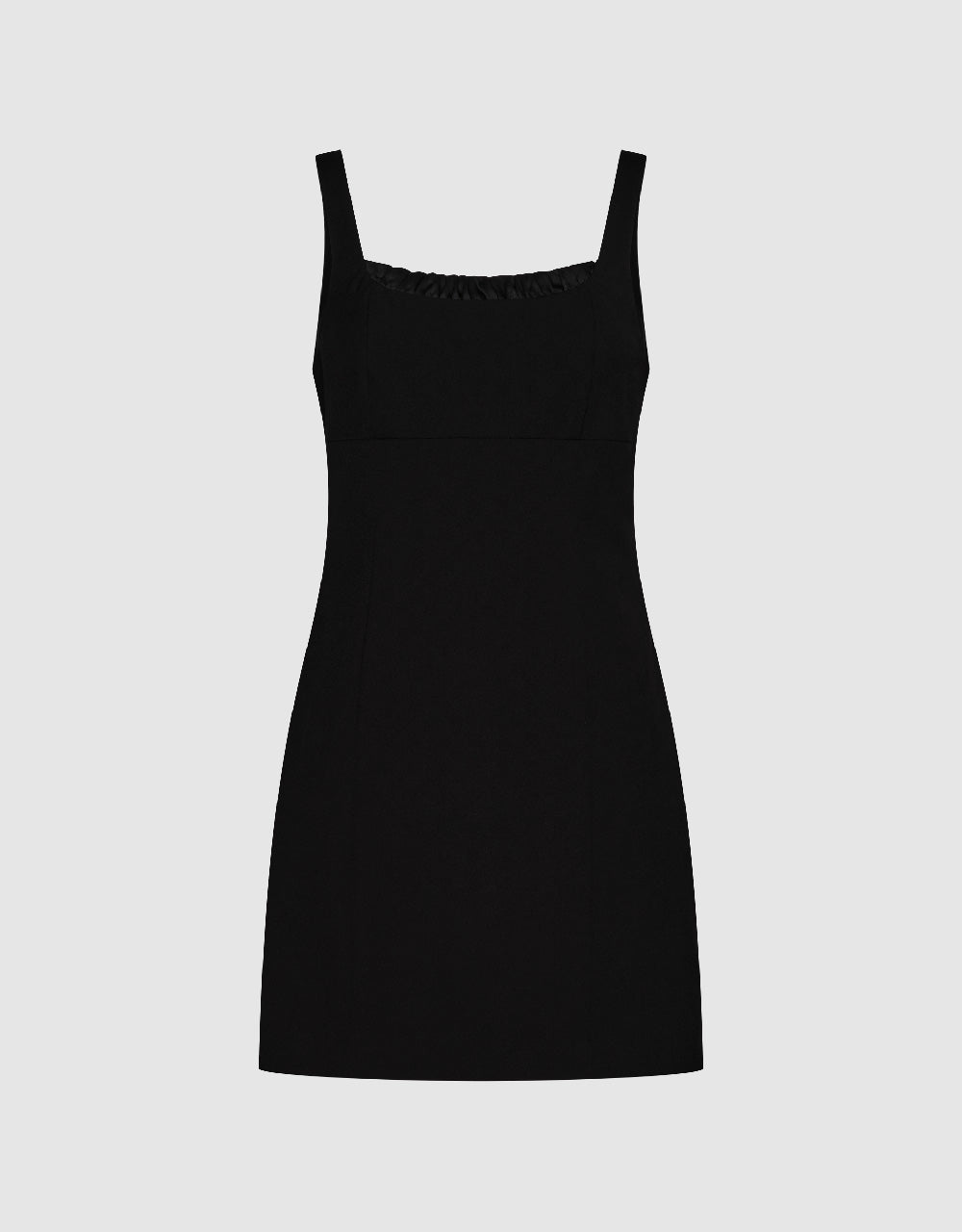 Sleeveless U Neck Straight Dress