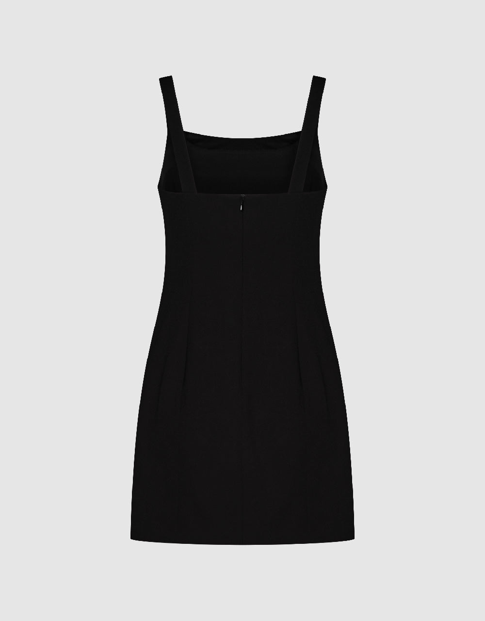 Sleeveless U Neck Straight Dress