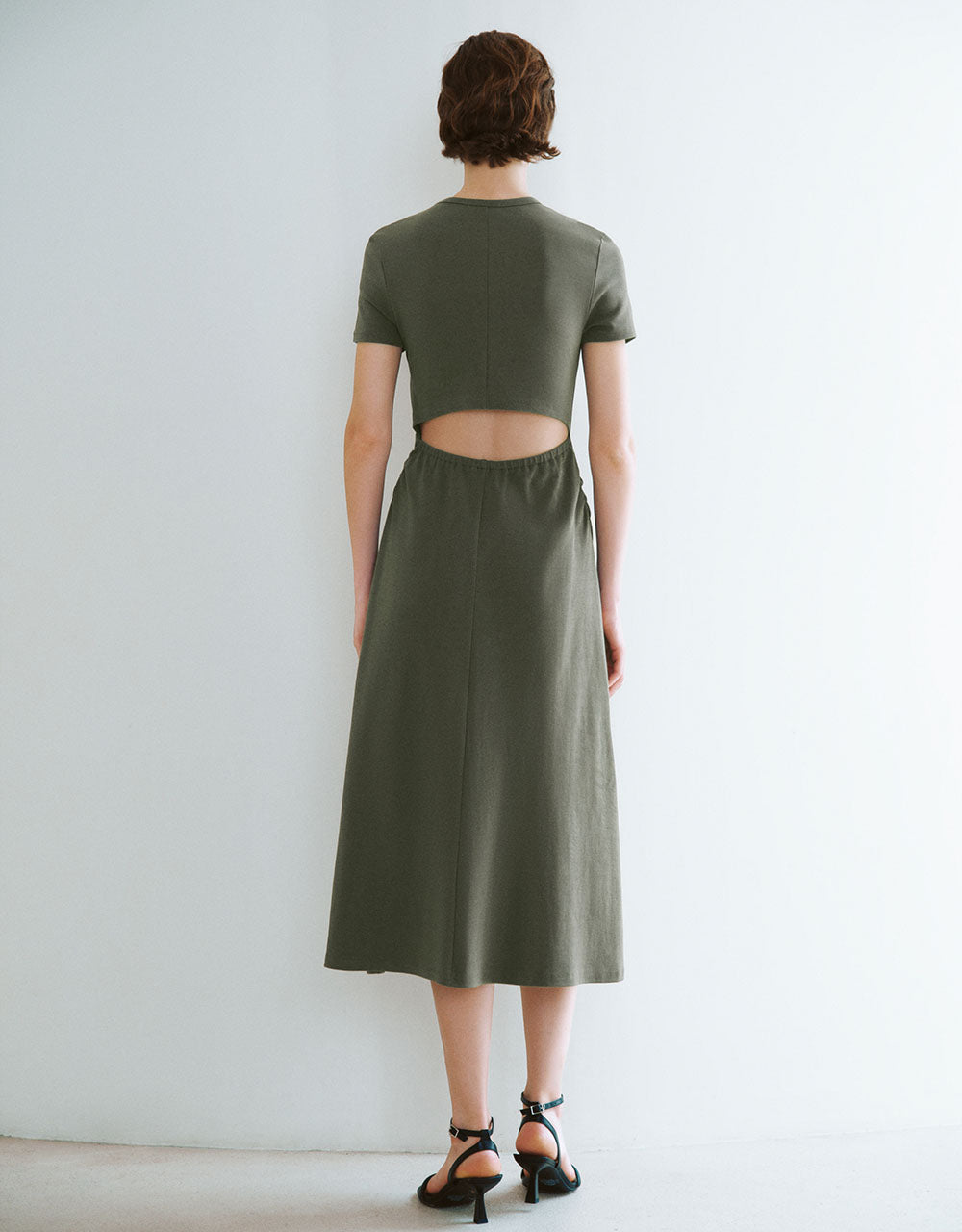 Crew Neck A-Line Dress