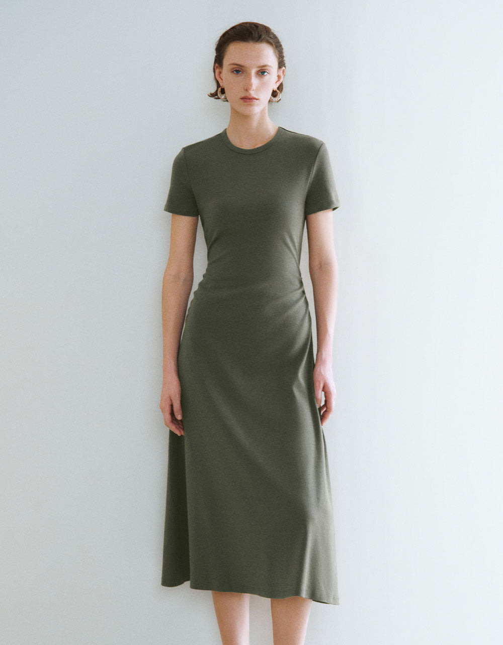 Crew Neck A-Line Dress