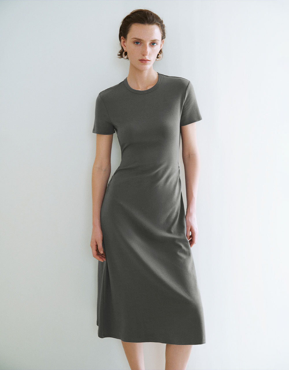 Crew Neck A-Line Dress