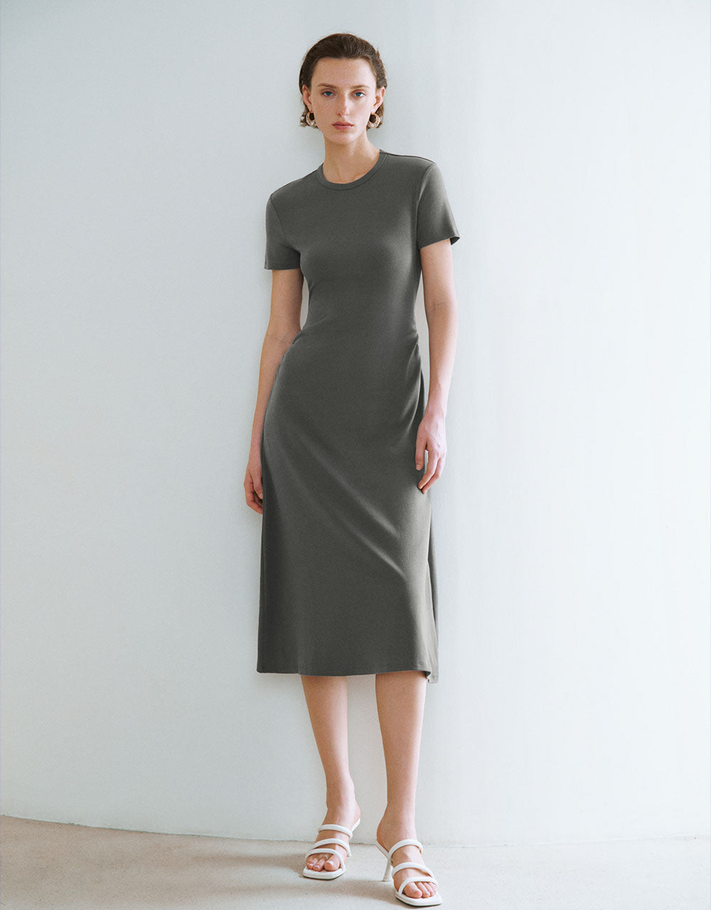 Crew Neck A-Line Dress