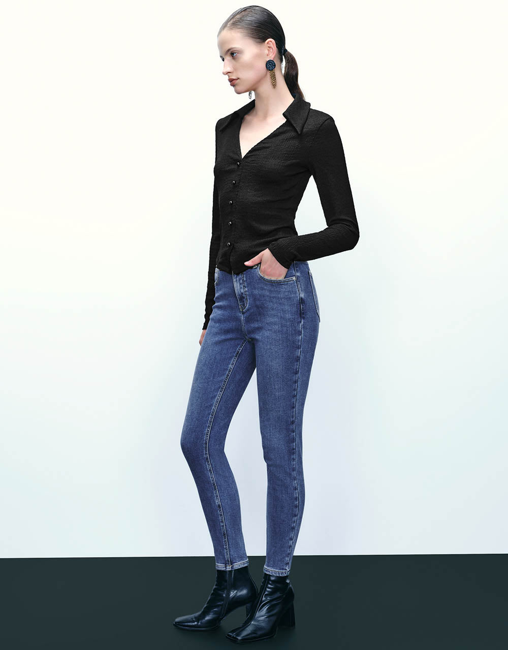 Cropped Skinny Jeans