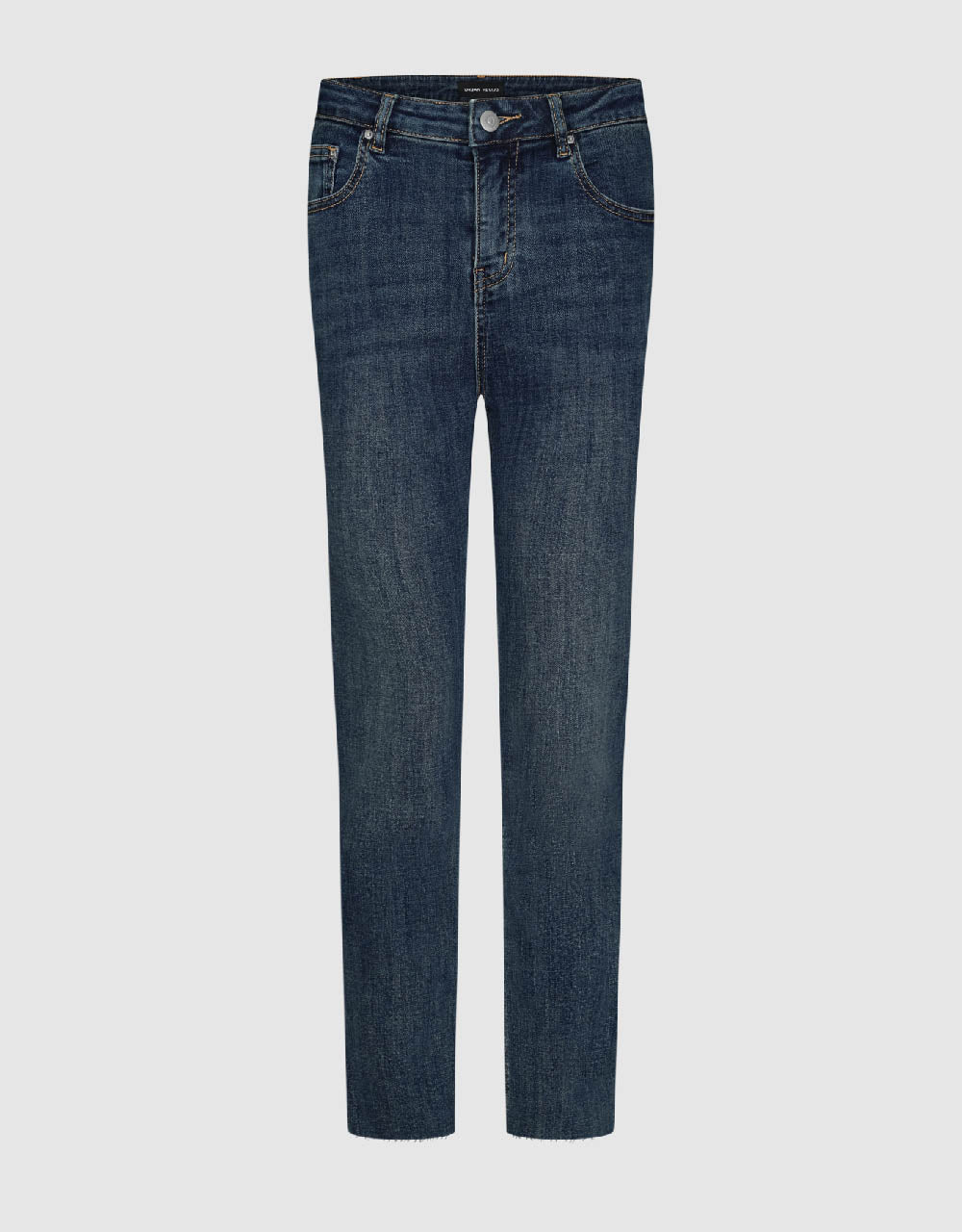 Split Hem Straight Jeans