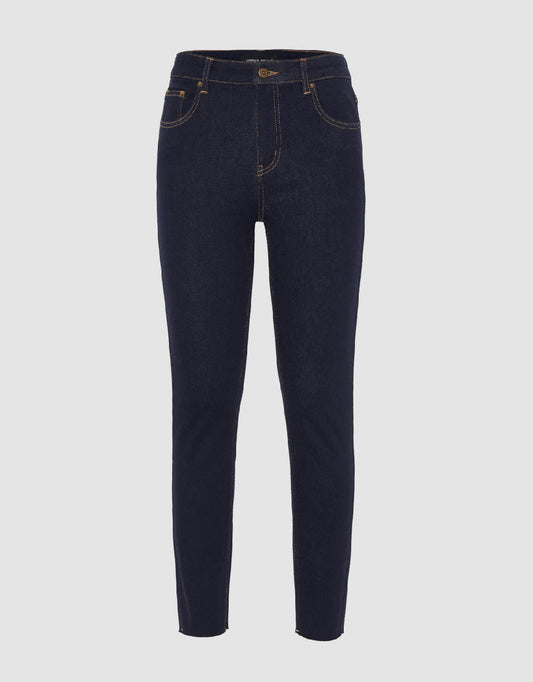 Raw Hem Skinny Jeans