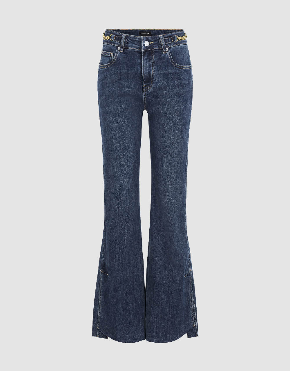 Split Hem Flare Jeans