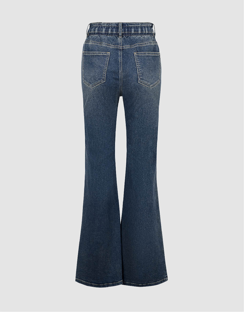 Split Hem Flare Jeans