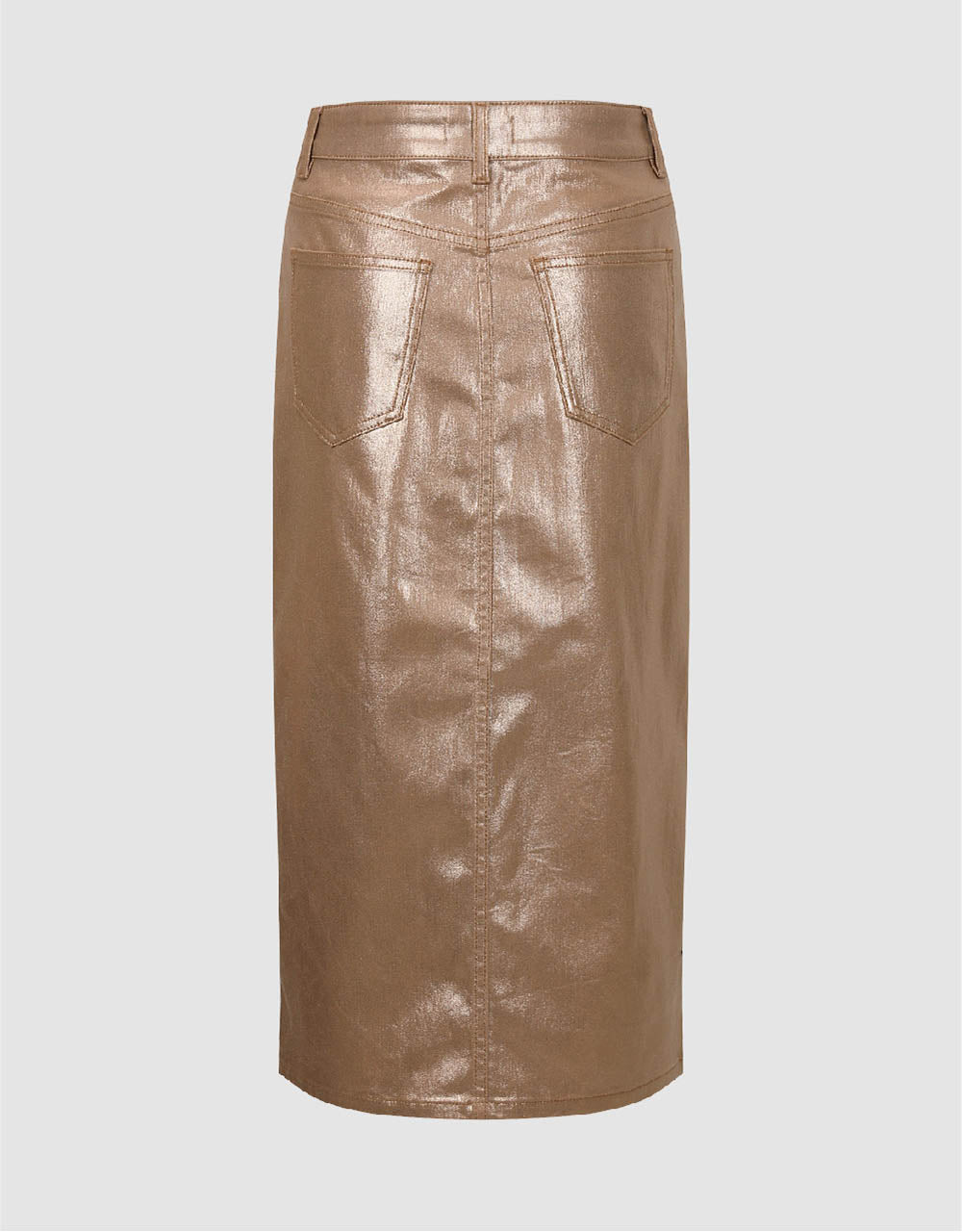 Split Hem Straight Skirt