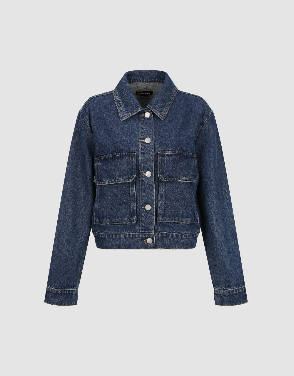 Button Up Loose Denim Jacket