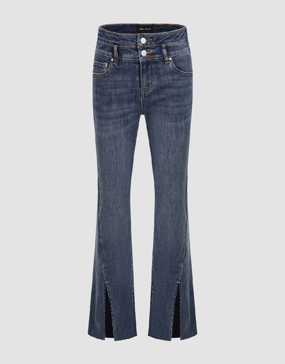 Split Hem Flare Jeans