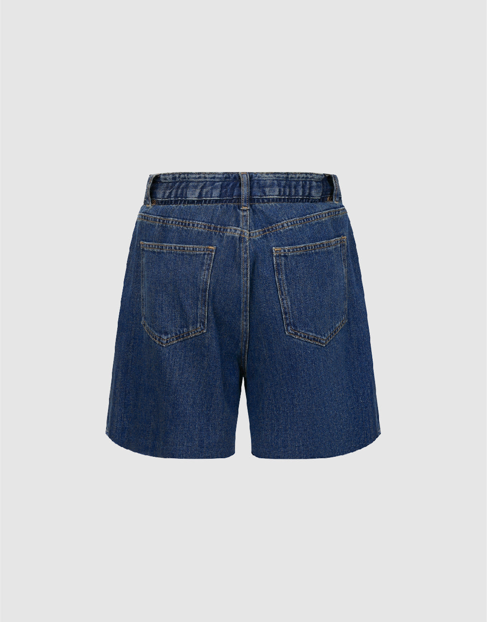 Raw Hem Denim Shorts