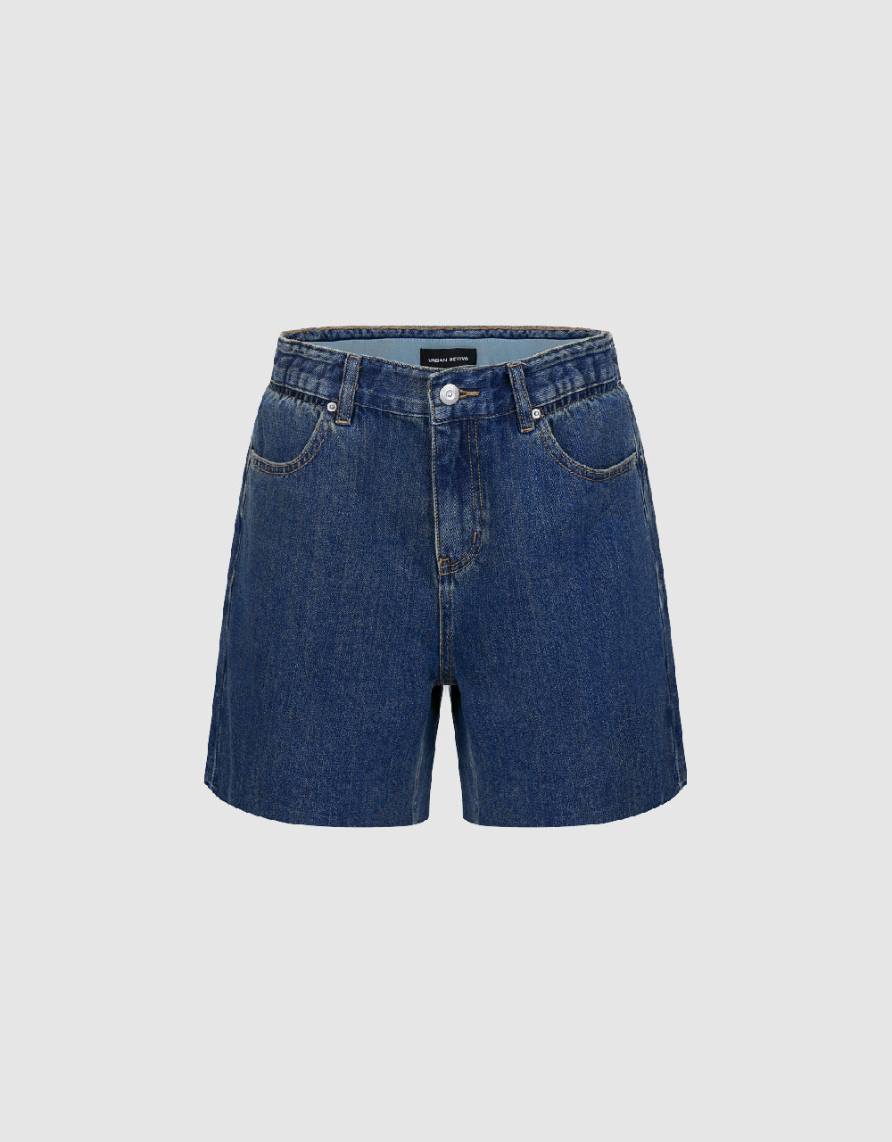 Raw Hem Denim Shorts