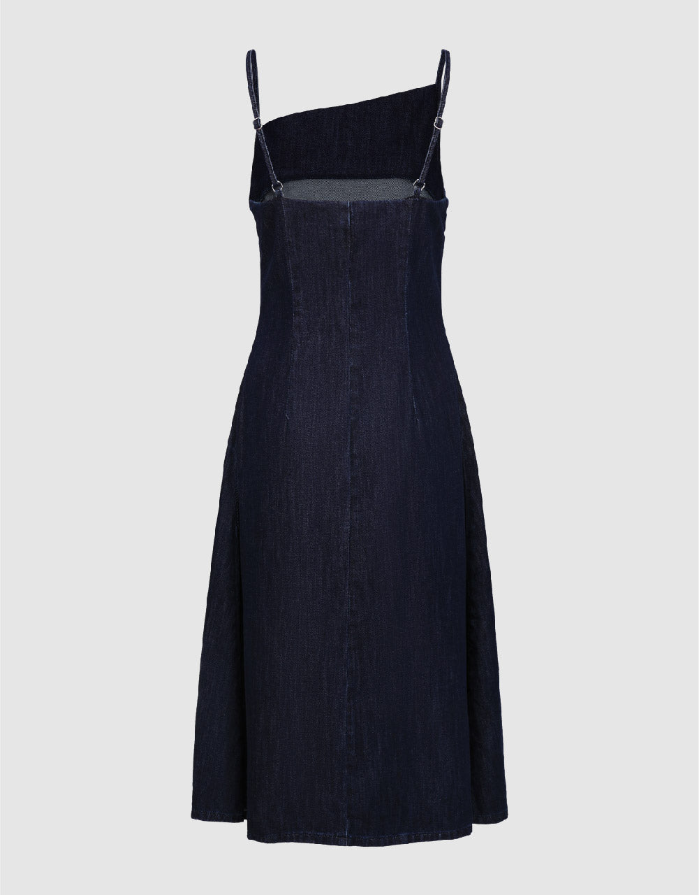 One Shoulder Denim Cami Dress