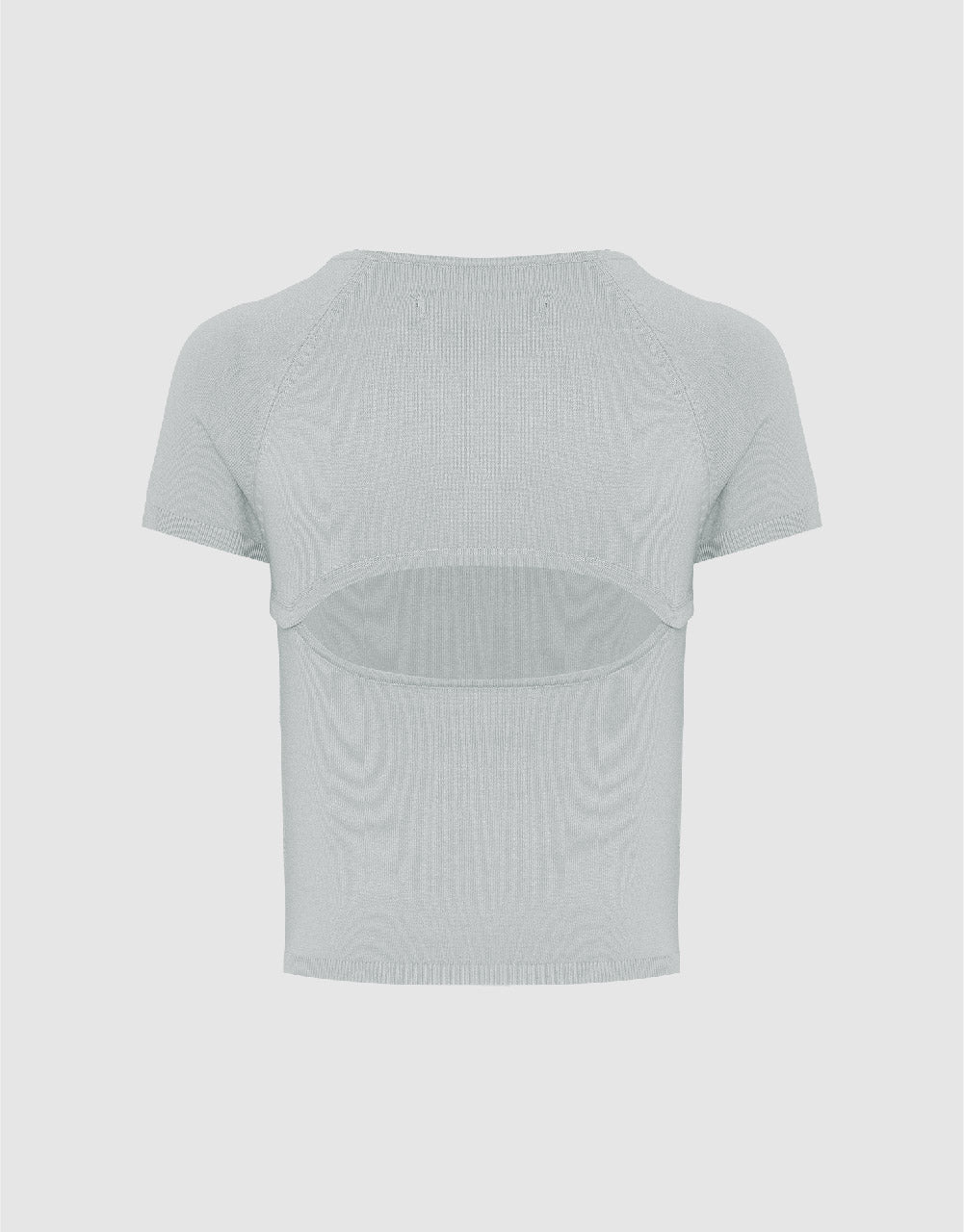 Skinny Crew Neck Knitted T-Shirt