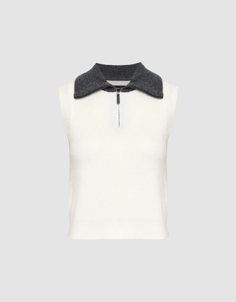 Lapel V-Neck Knitted Vest