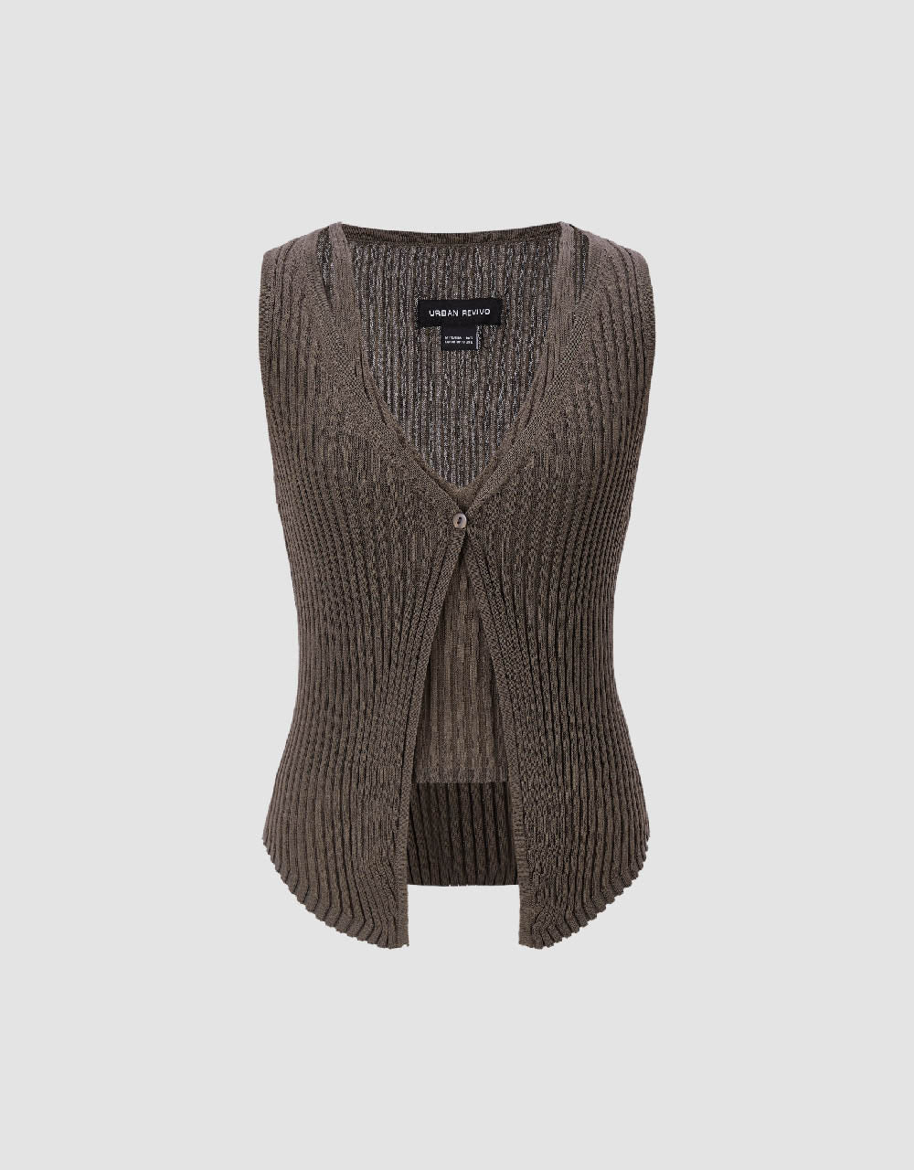 2 In 1 Halter Neck Knitted Vest