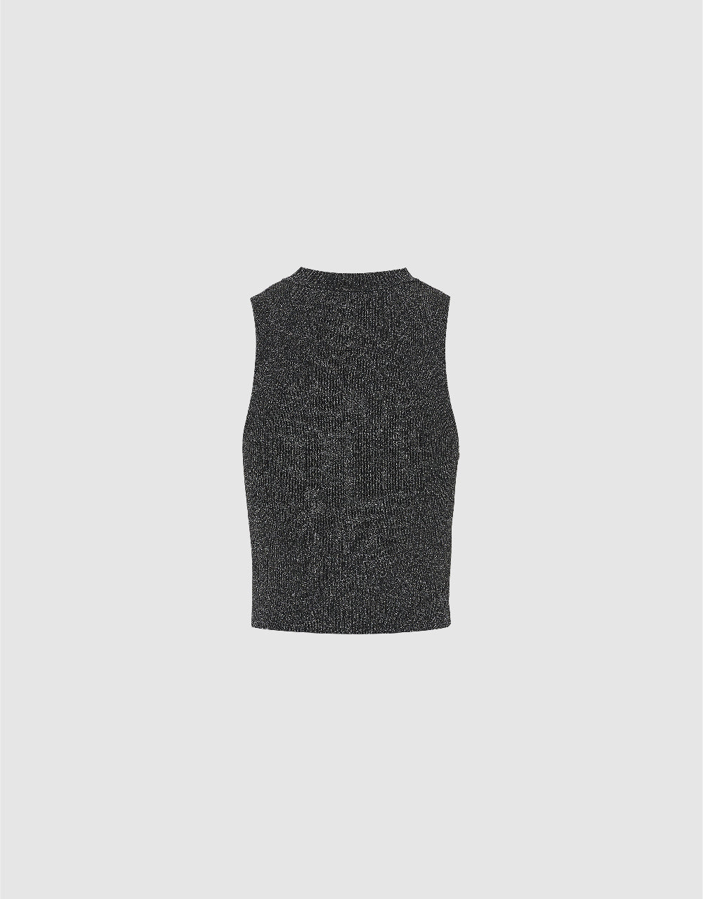 Crew Neck Knitted Tank Top