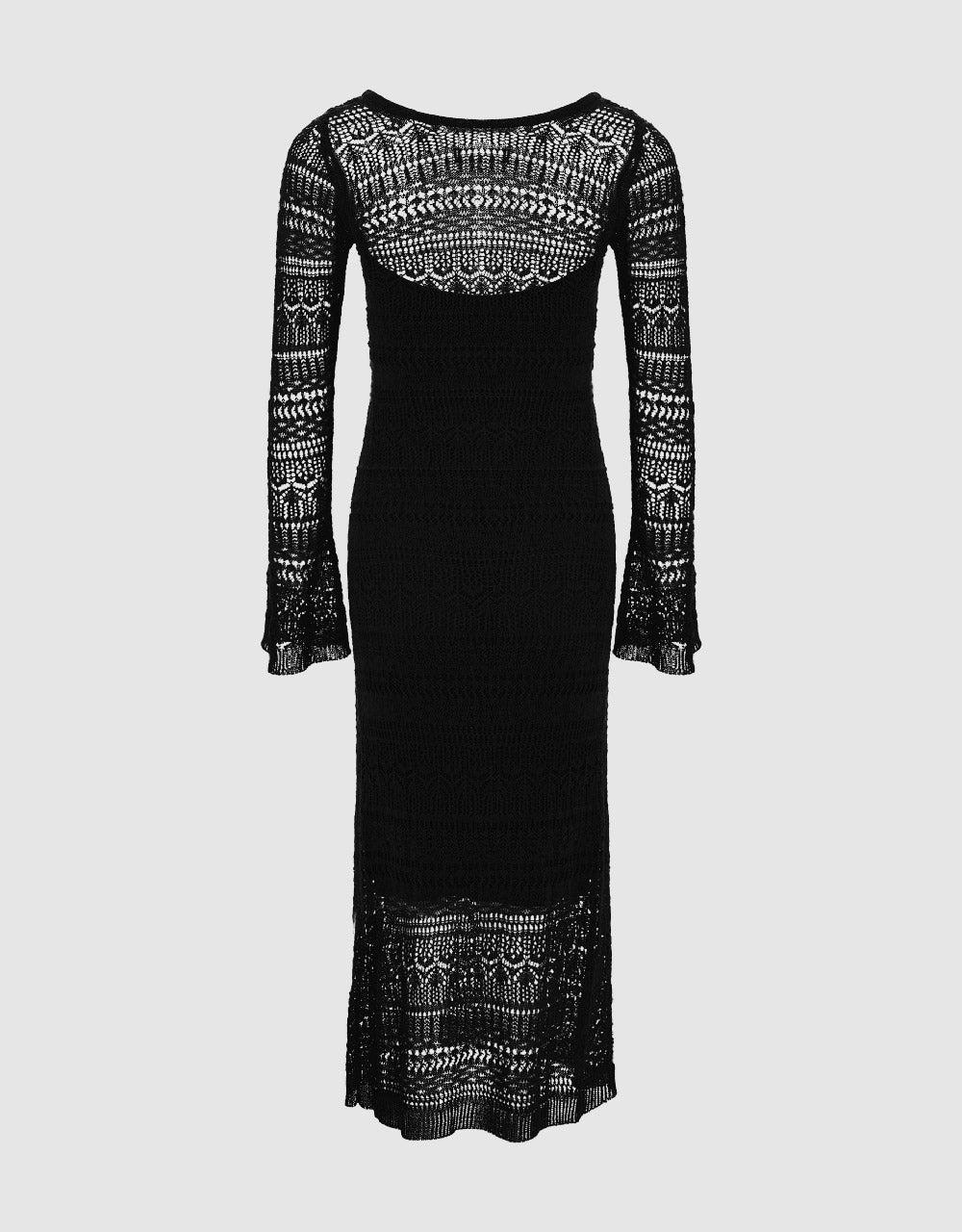 Crew Neck Knitted Skinny Dress