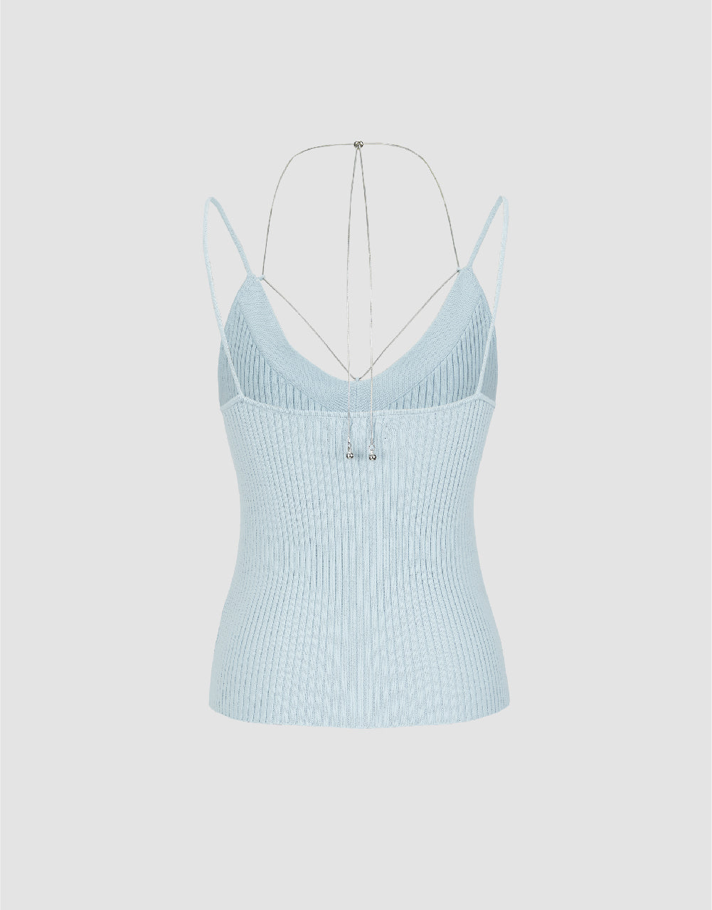 V-Neck Knitted Skinny Cami Top