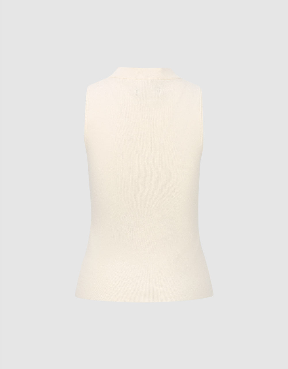 Keyhole Neck Knitted Tank Top