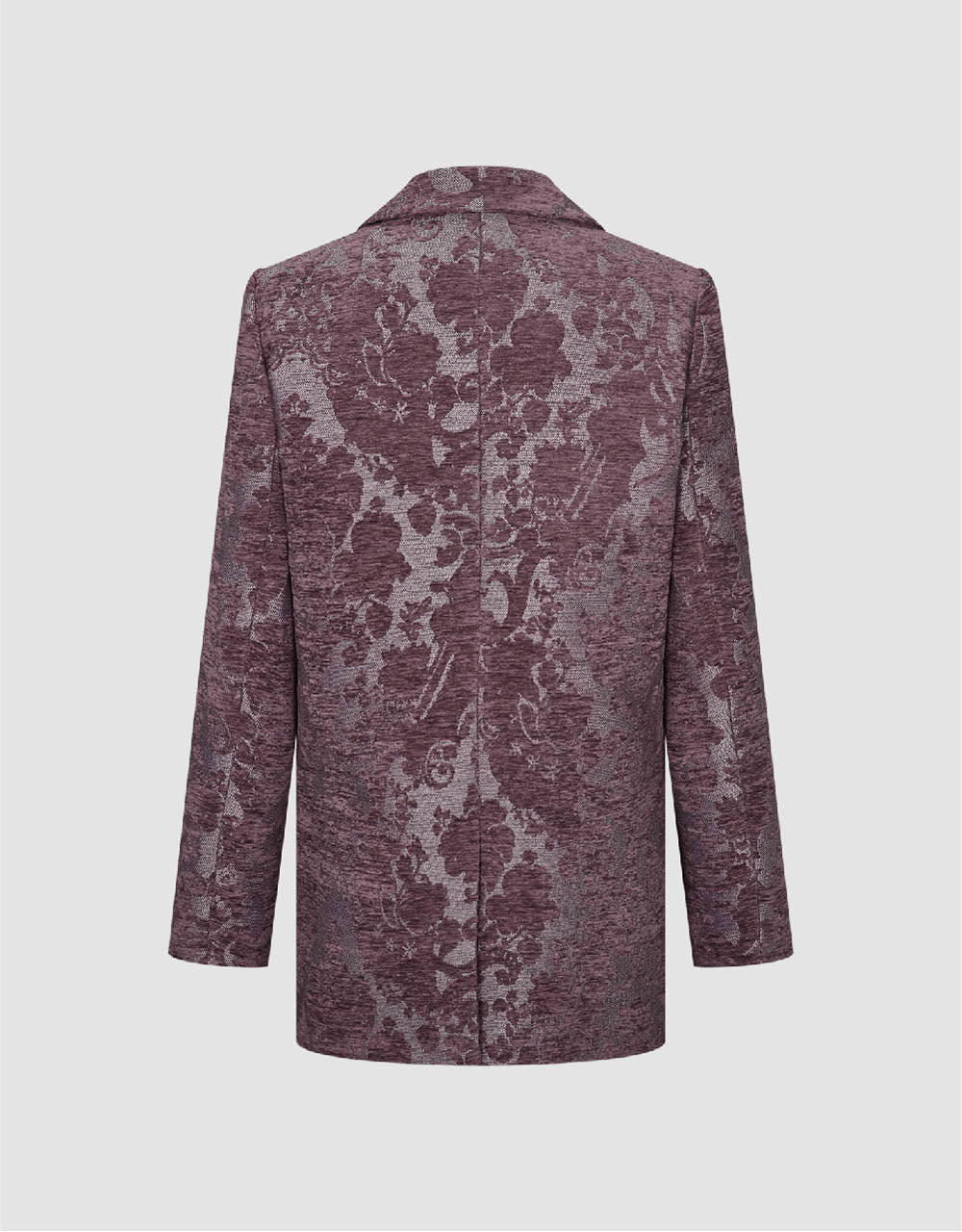 Notch Lapel Printed Blazer