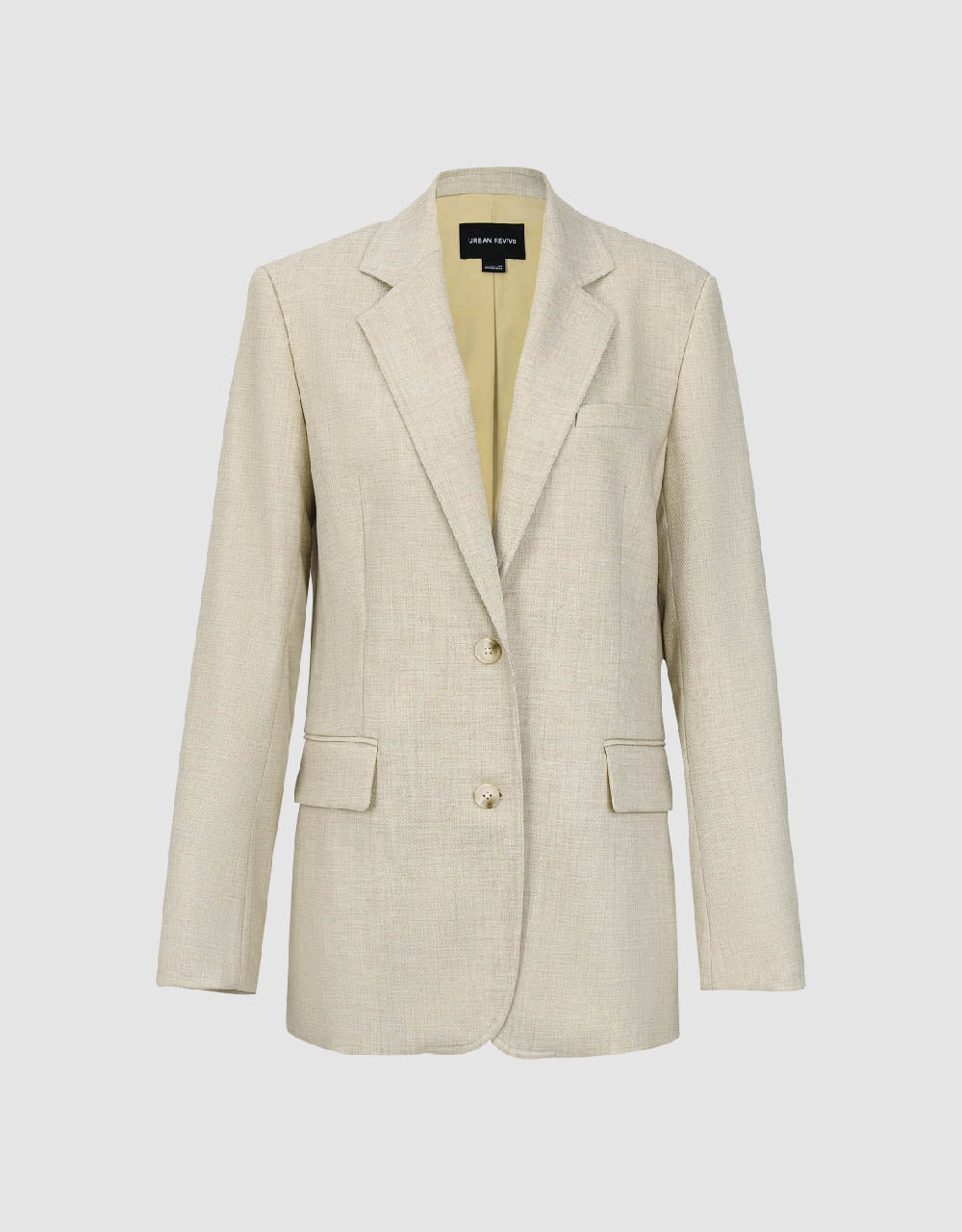 Notch Lapel Tailored Blazer