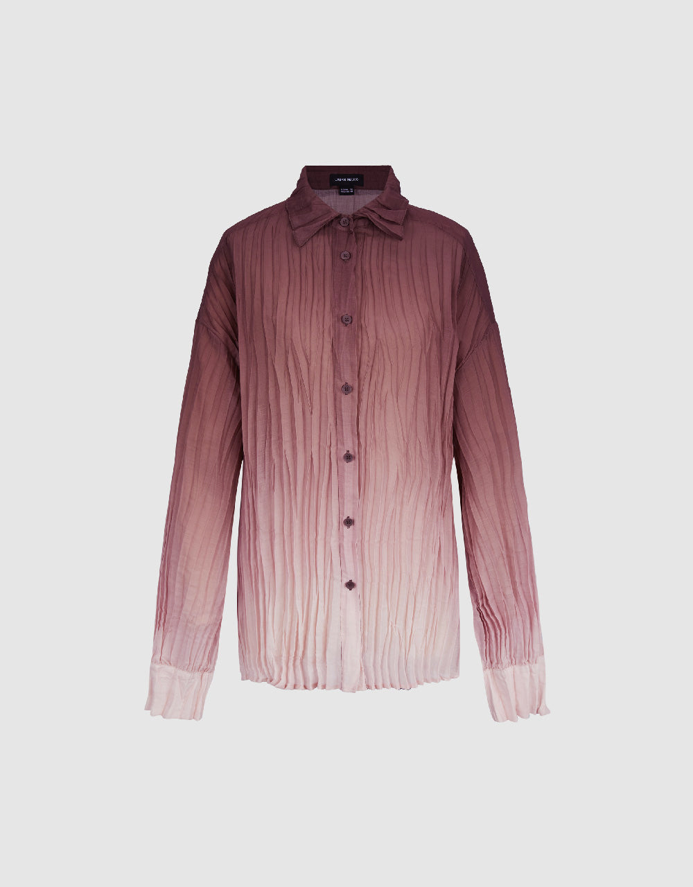 Gradient Shirred Shirt