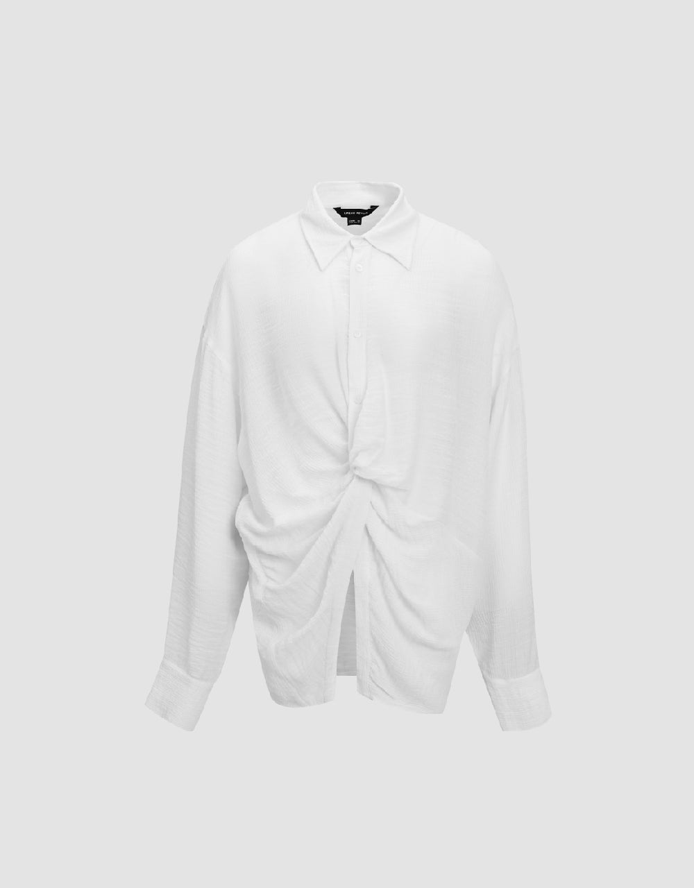 Button Half Placket Straight Overhead Shirt