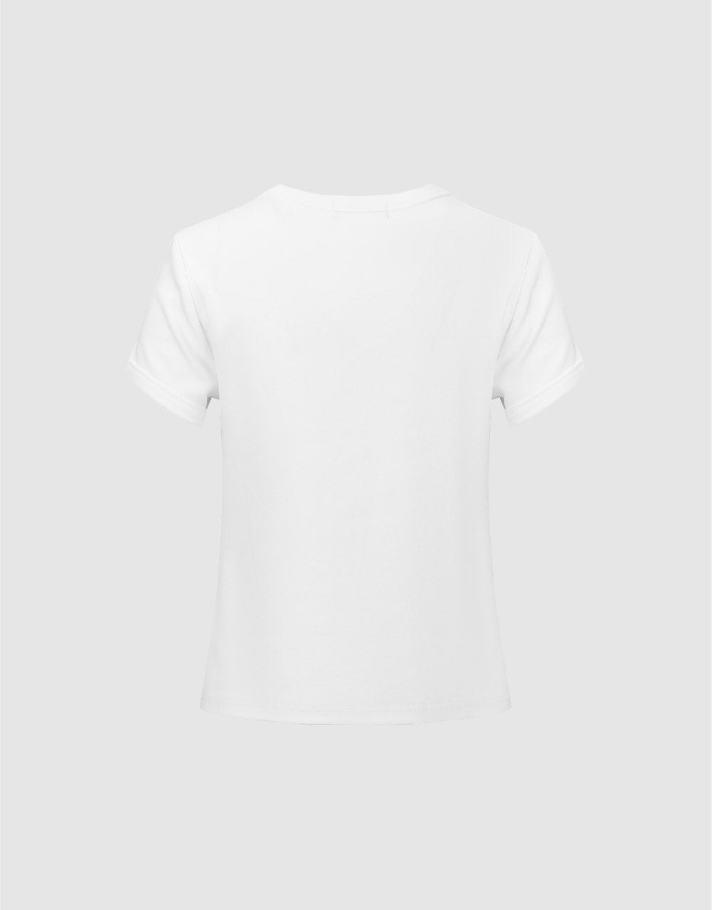 Crew Neck Skinny T-Shirt