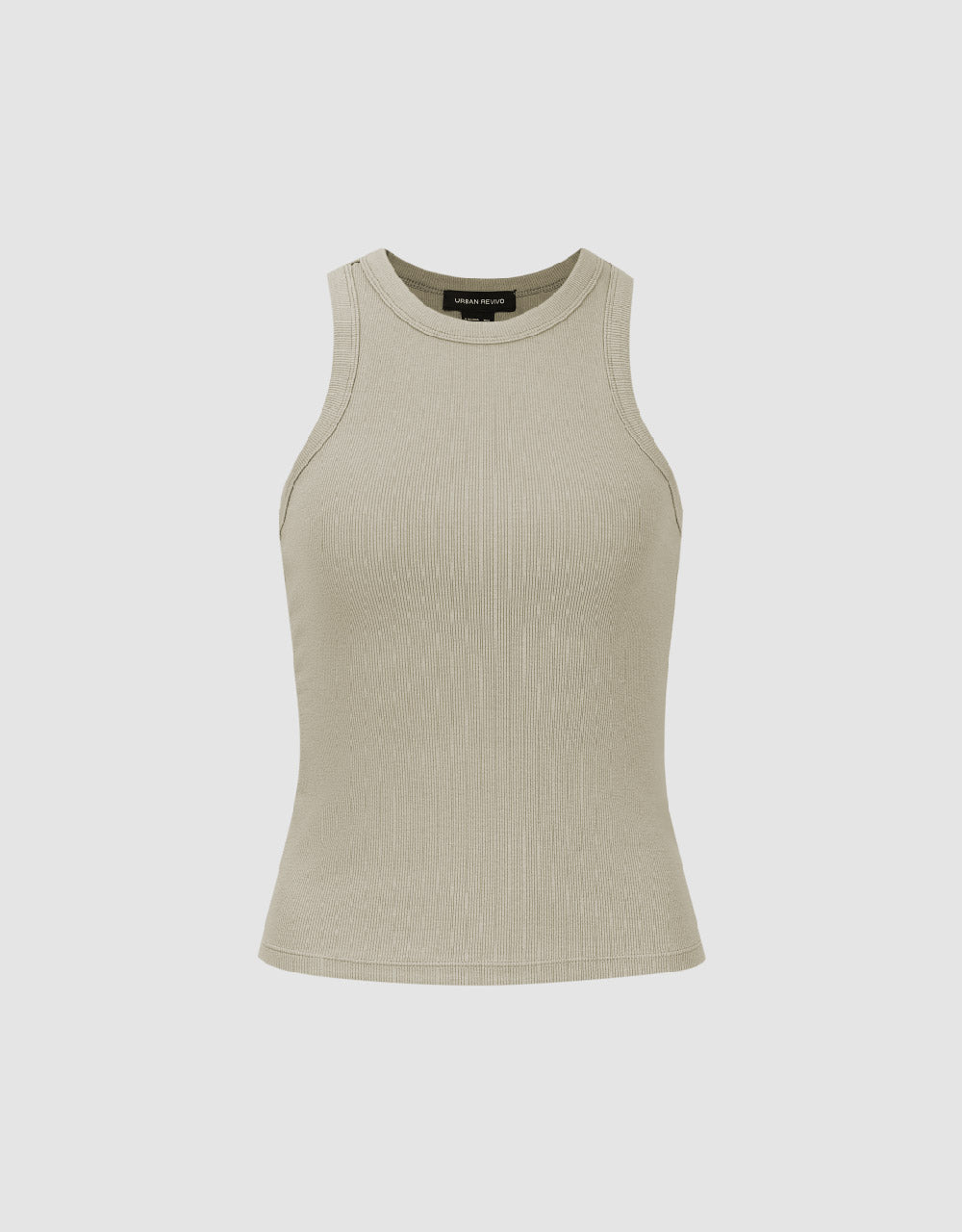 Crew Neck Knitted Tank Top