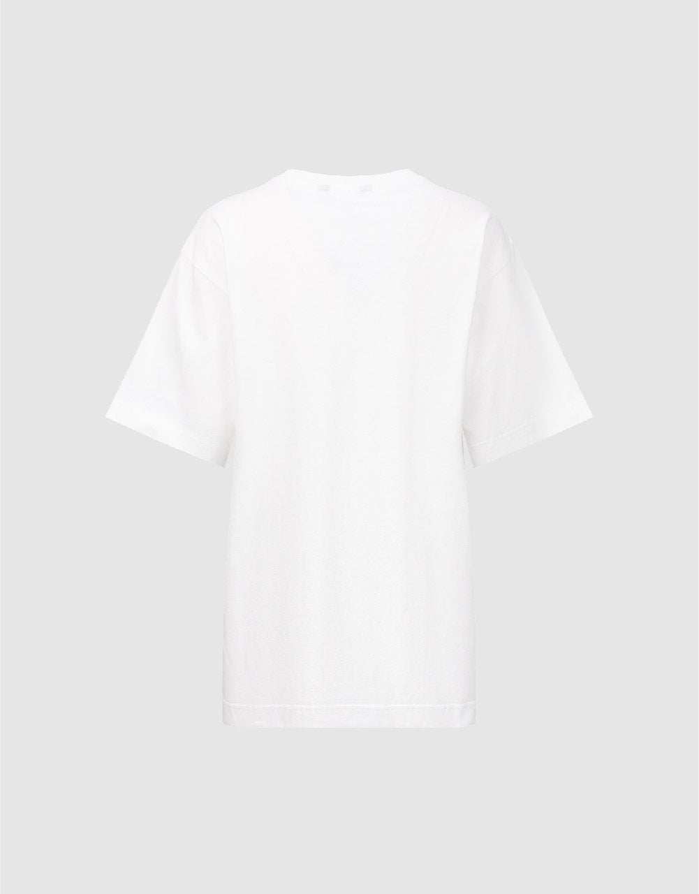 Drop Shoulder Sleeve Crew Neck Loose T-Shirt