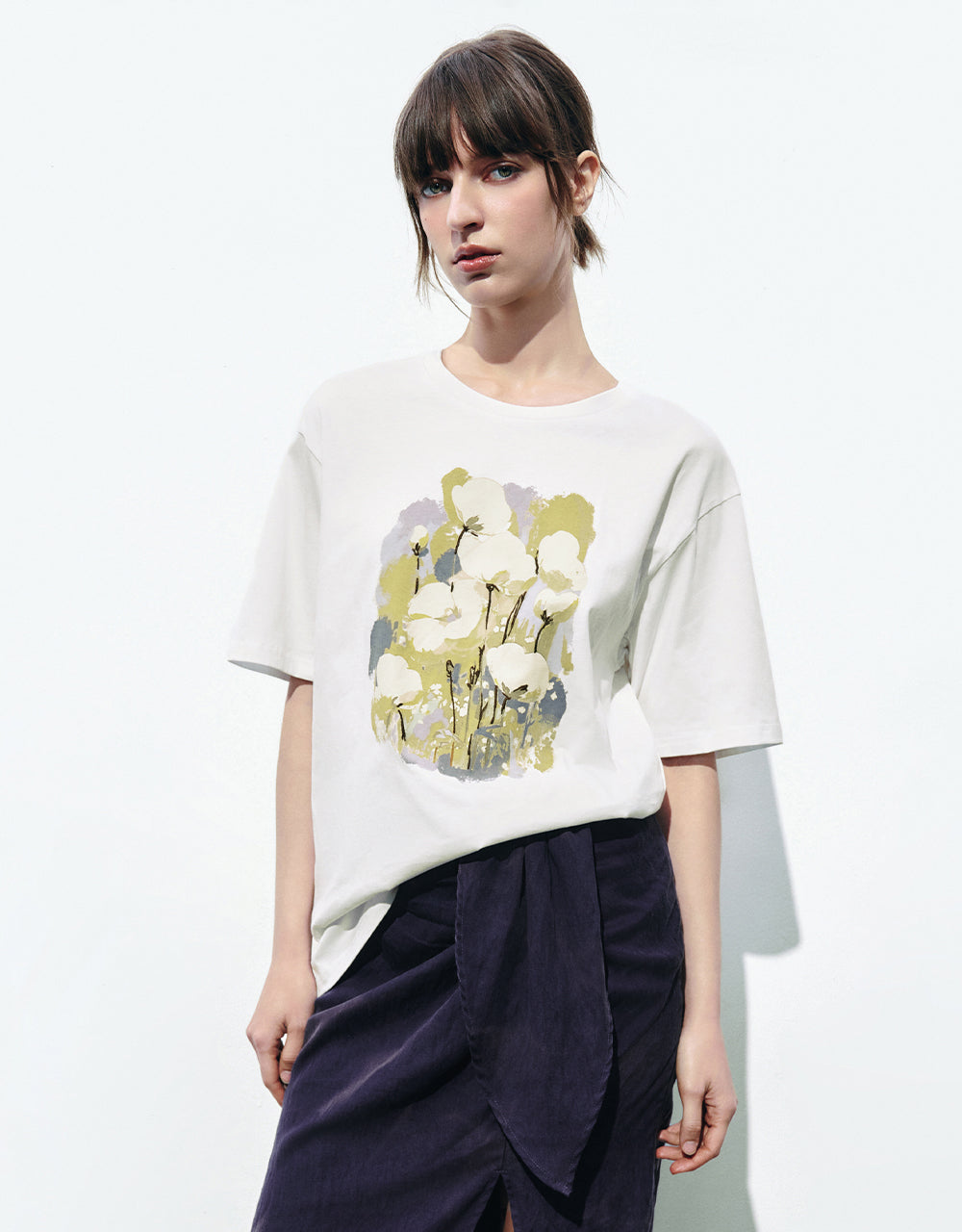 Printed Crew Neck T-Shirt