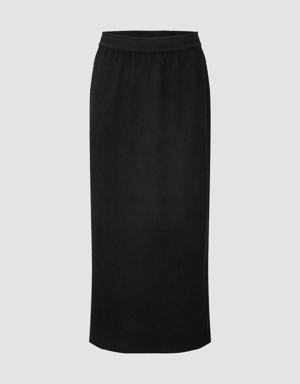 Elastic Waist Knitted Straight Skirt