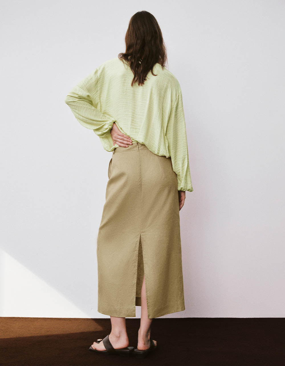 Midi Straight Skirt