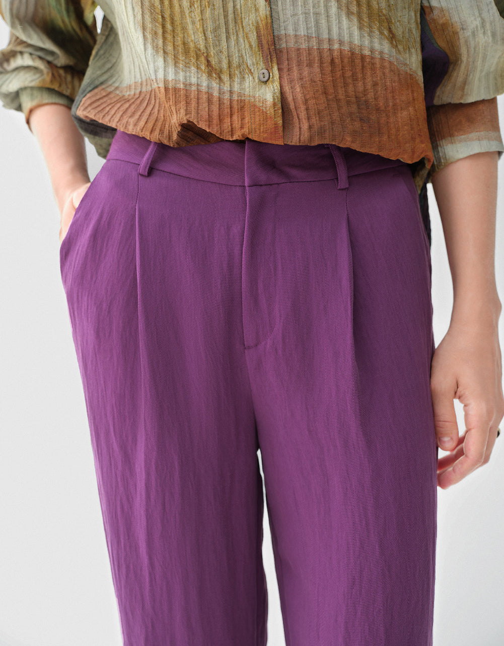 Woven Wide-Leg Pants