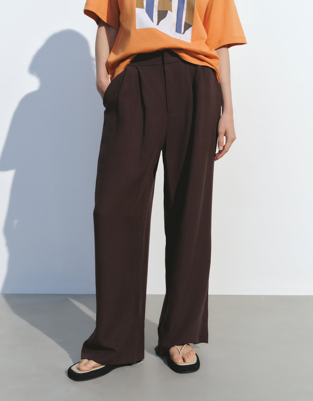 Loose Wide-Leg Pants