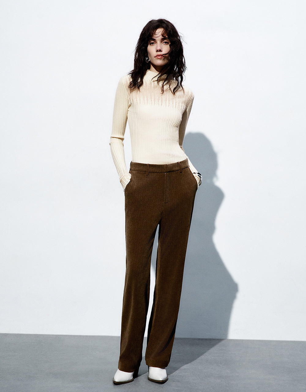 Knitted Flare Pants