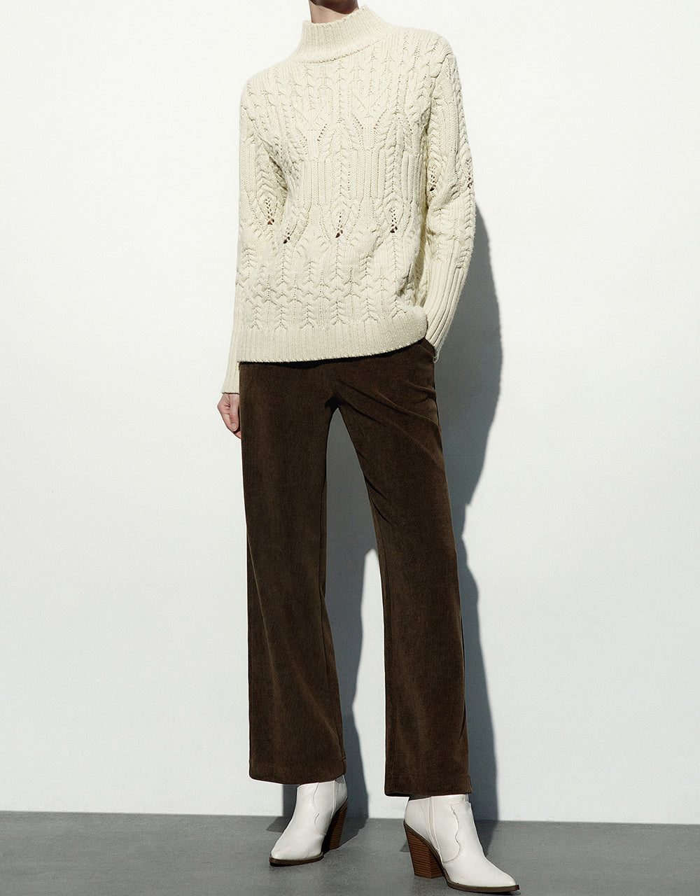 Knitted Straight Pants