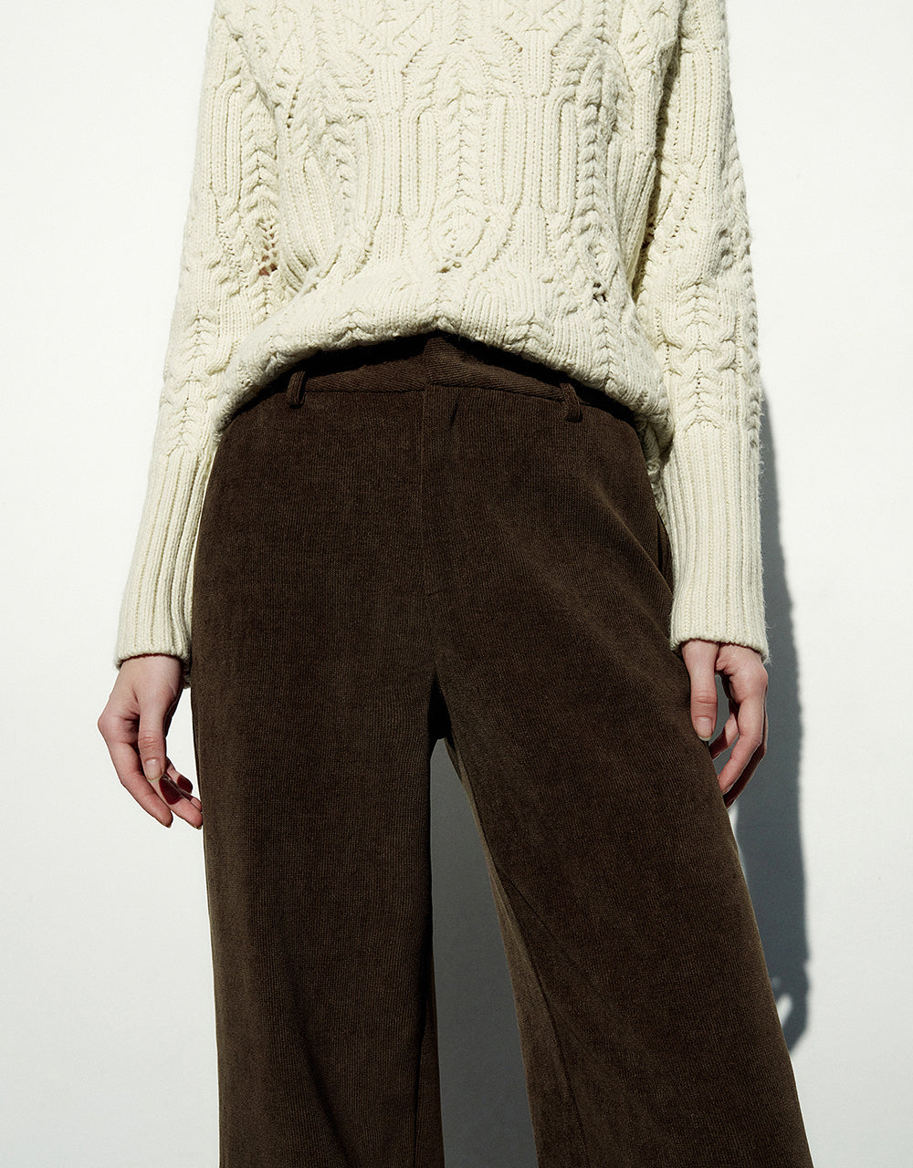 Knitted Straight Pants