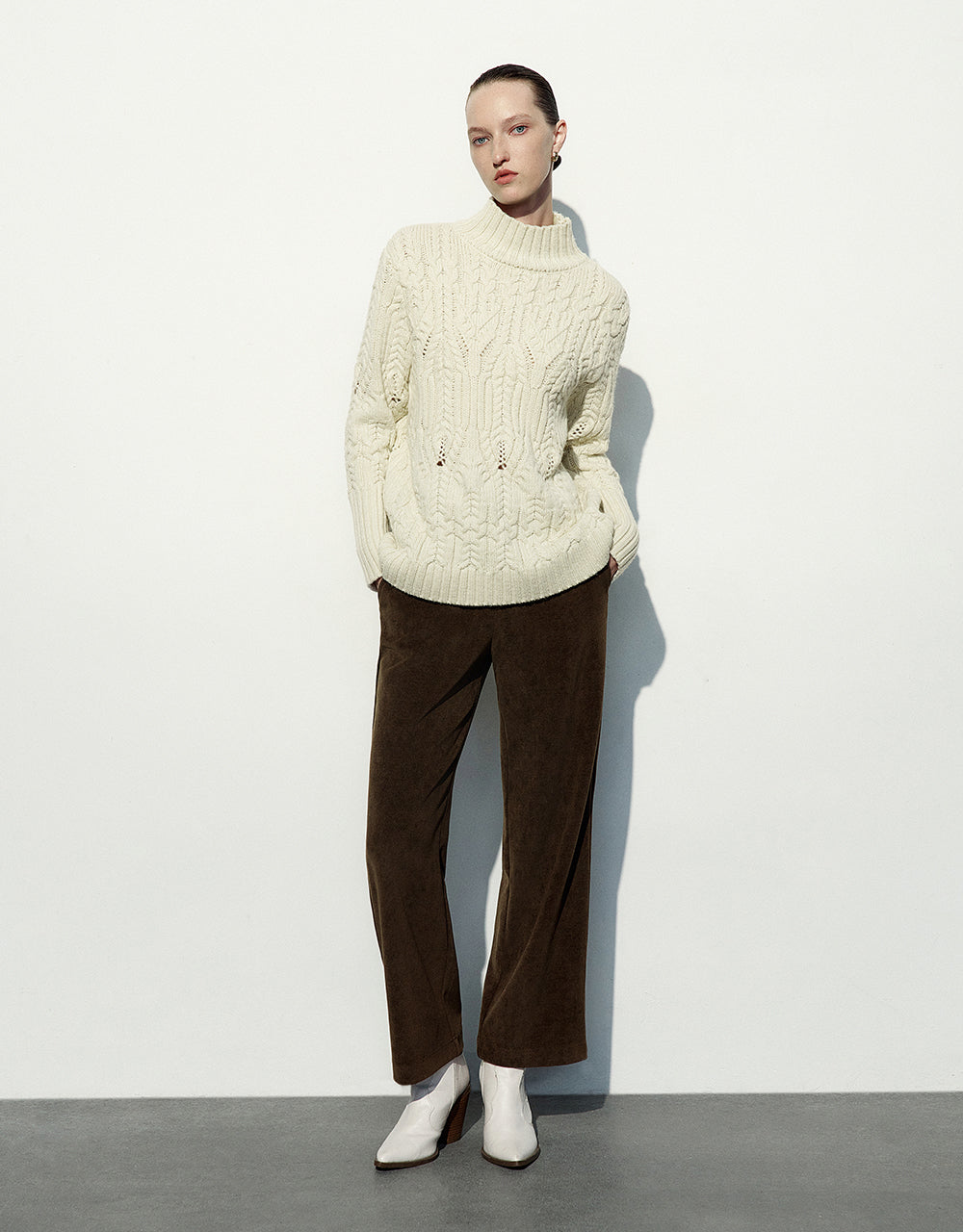 Knitted Straight Pants