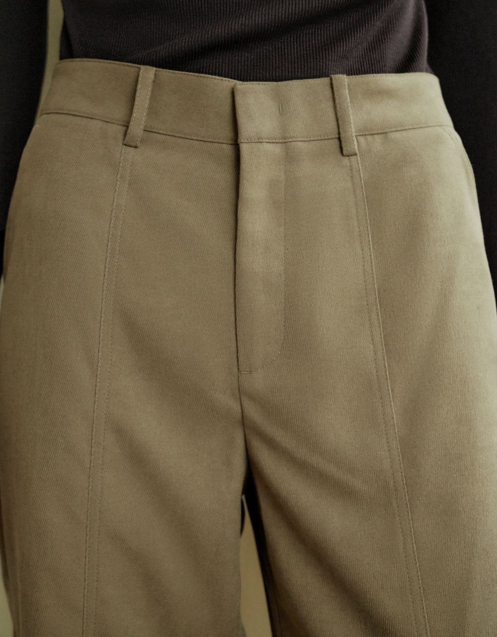 Split Hem Straight Pants