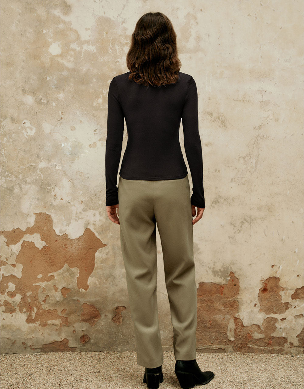 Split Hem Straight Pants