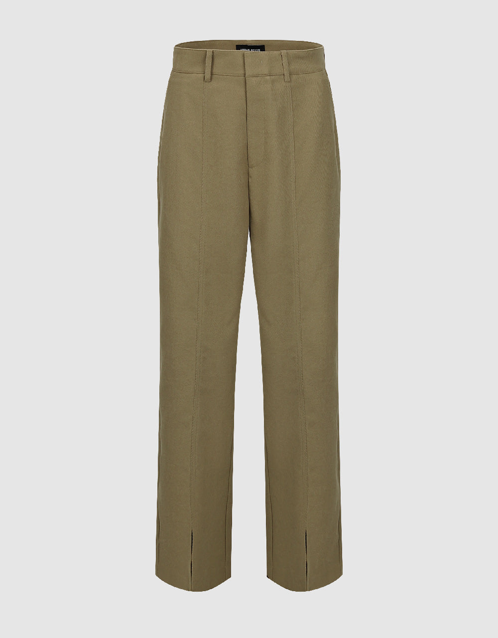 Split Hem Straight Pants