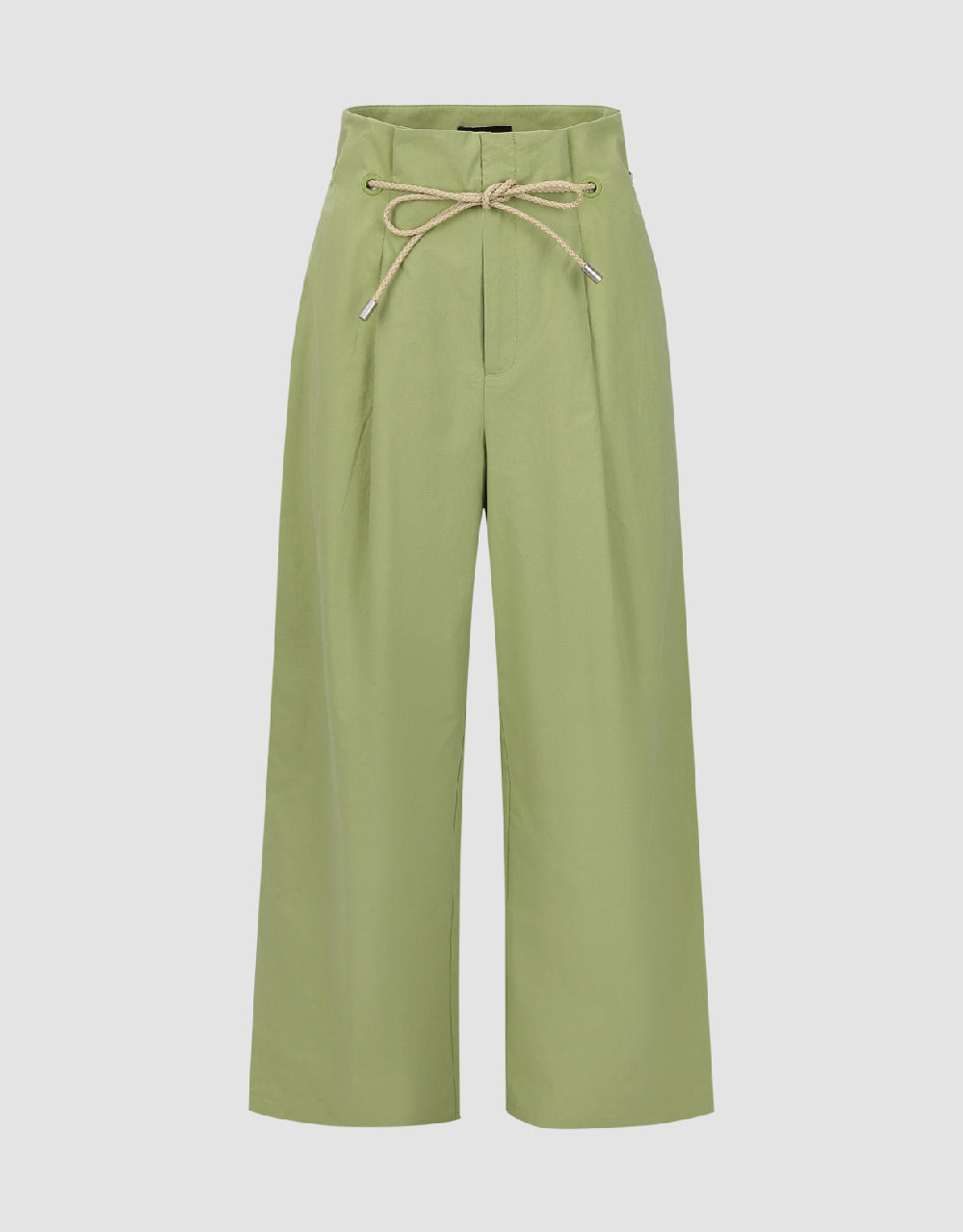 Wide-Leg Pants With Rope