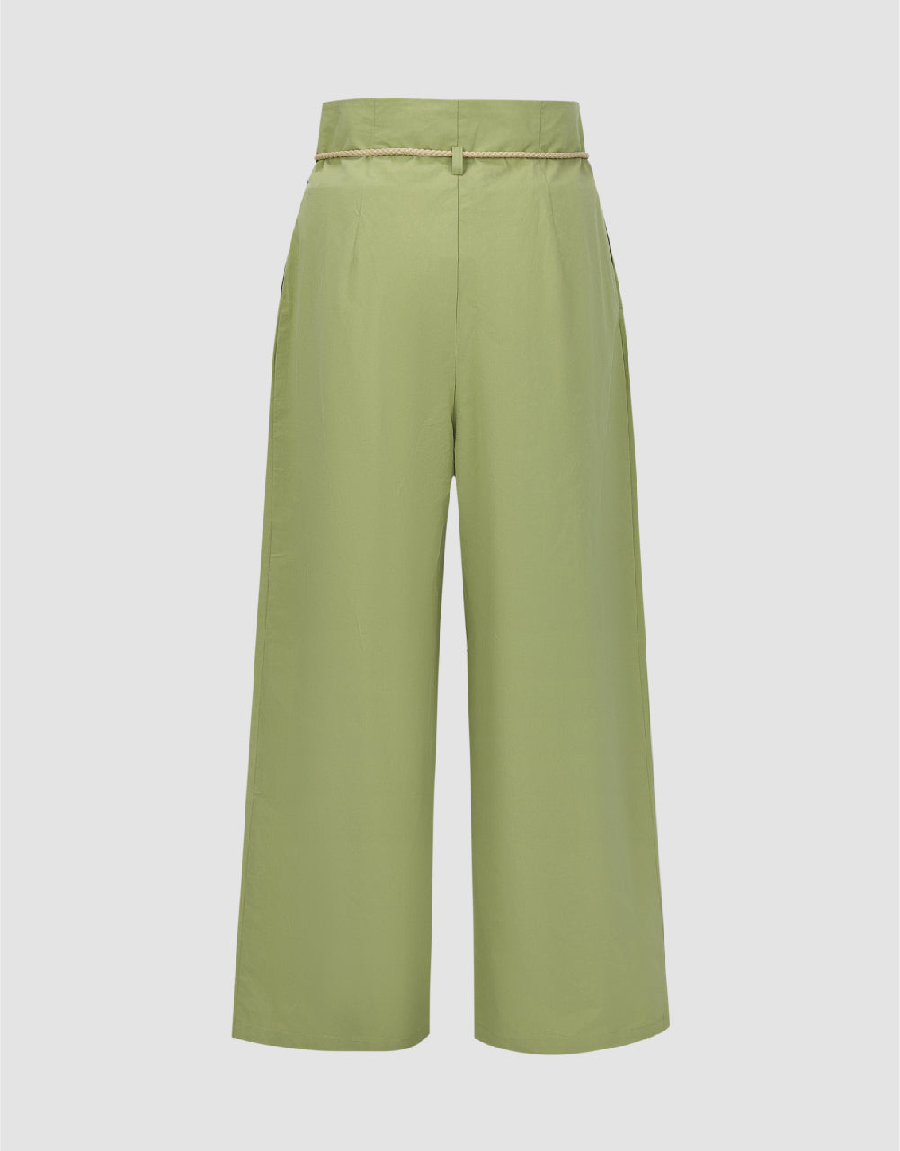 Wide-Leg Pants With Rope