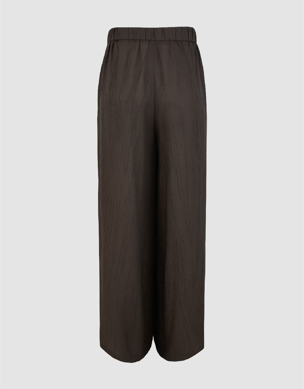 Elastic Waist Wide-Leg Pants