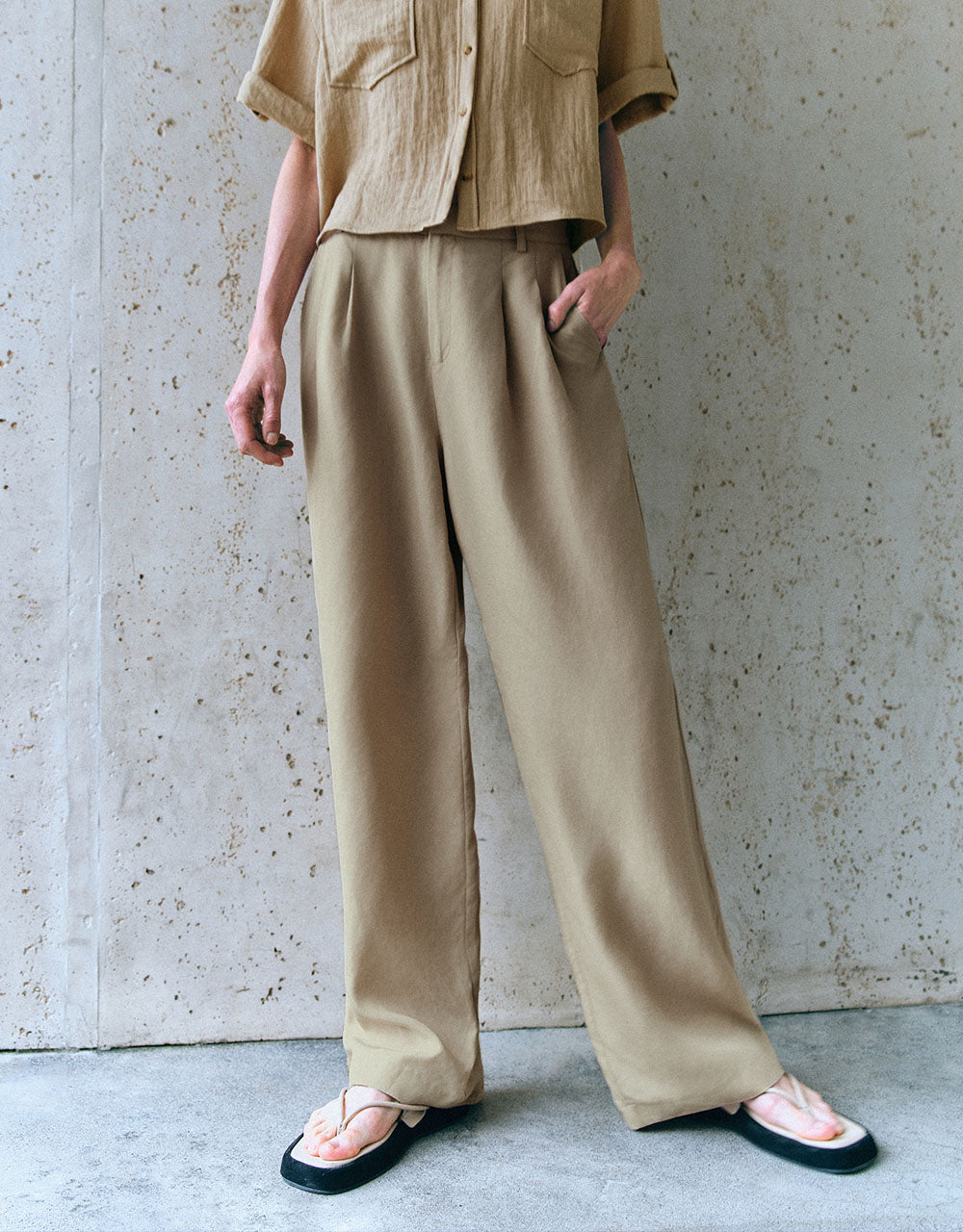 Loose Straight Pants